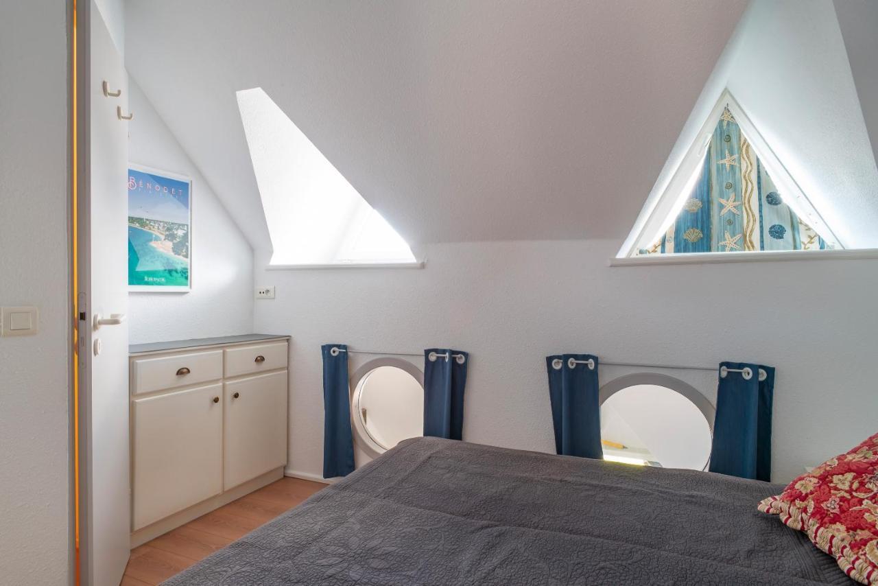 Plein Sud - Piscine Partagee Apartment Benodet Bagian luar foto